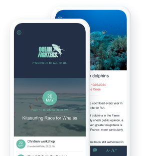 Create un'app per promuovere e sostenere la vostra organizzazione non profit.