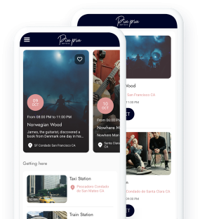 Promuovete i vostri eventi distribuendo le agende in un'app.