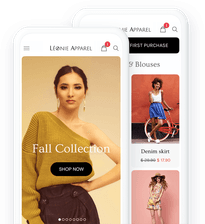 Erstellen Sie eine App für Ihren Online-Shop und verkaufen Sie Ihre Produkte.